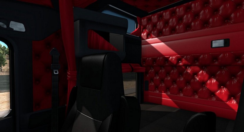 Updated Kenworth W900 Redsteel Interior Mod Download